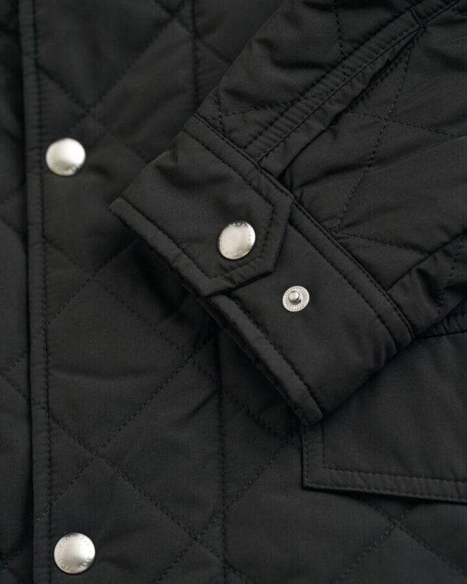 Windcheater de meio comprimento acolchoado