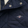 Windcheater de meio comprimento acolchoado