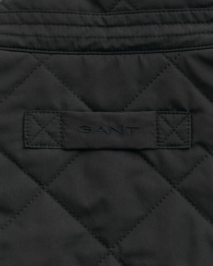 Windcheater de meio comprimento acolchoado