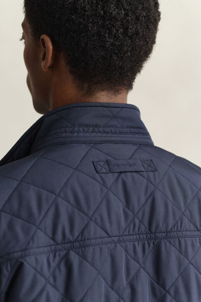 Windcheater de meio comprimento acolchoado