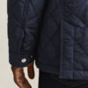 Windcheater de meio comprimento acolchoado