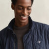 Windcheater de meio comprimento acolchoado