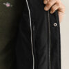 Windcheater de meio comprimento acolchoado