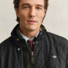 Windcheater de meio comprimento acolchoado