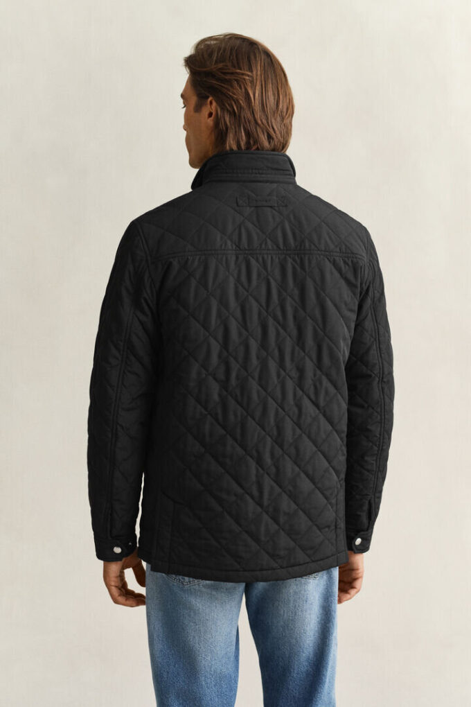 Windcheater de meio comprimento acolchoado