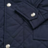 Windcheater de meio comprimento acolchoado
