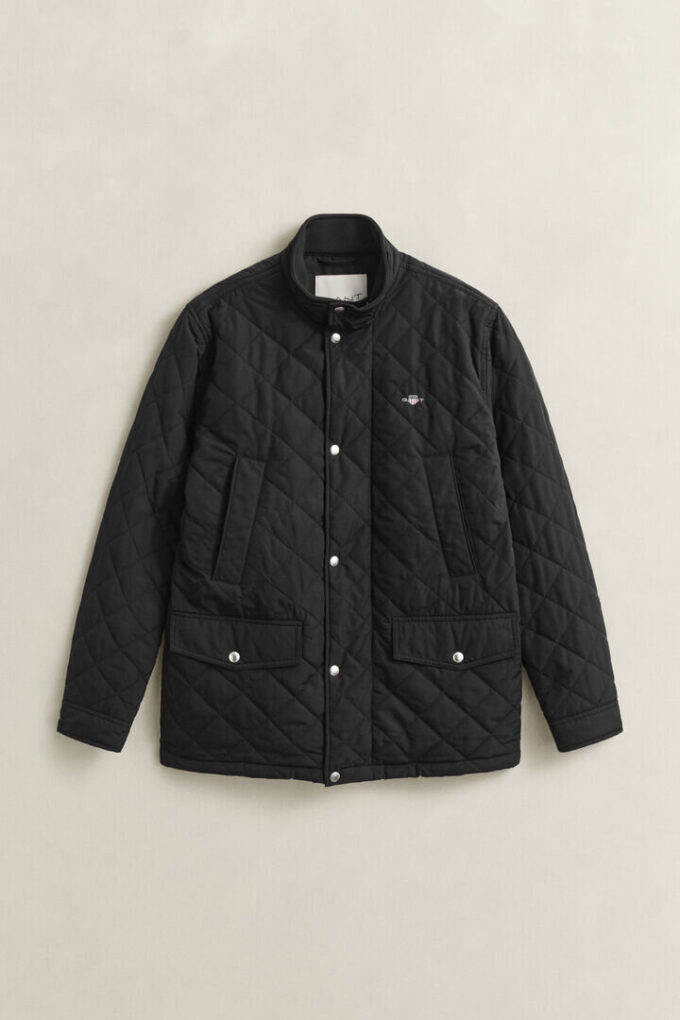 Windcheater de meio comprimento acolchoado