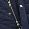 Windcheater de meio comprimento acolchoado
